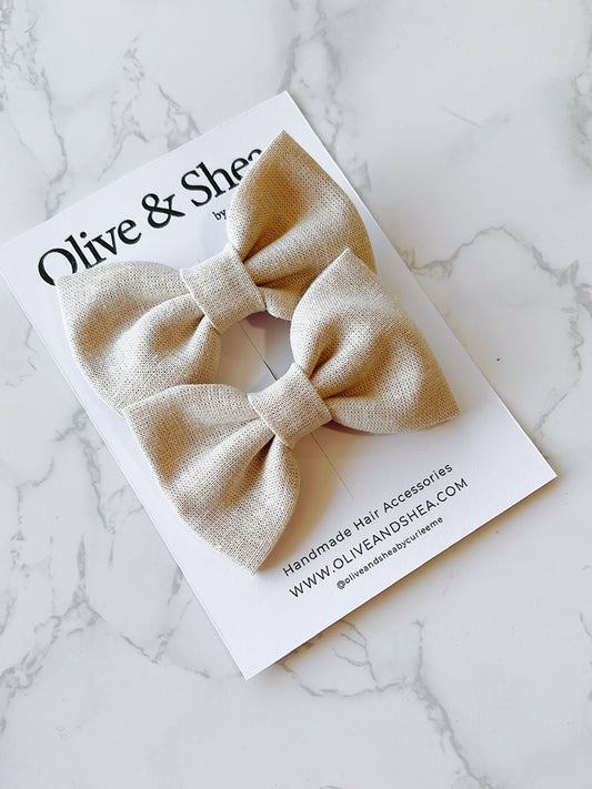 Chai Latte Charm Bow Set