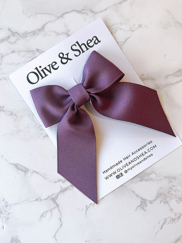 Vicky Purple Hair Bow