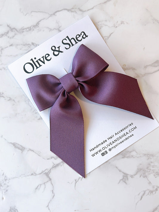 Vicky Purple Hair Bow