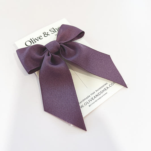 Vicky Purple Hair Bow
