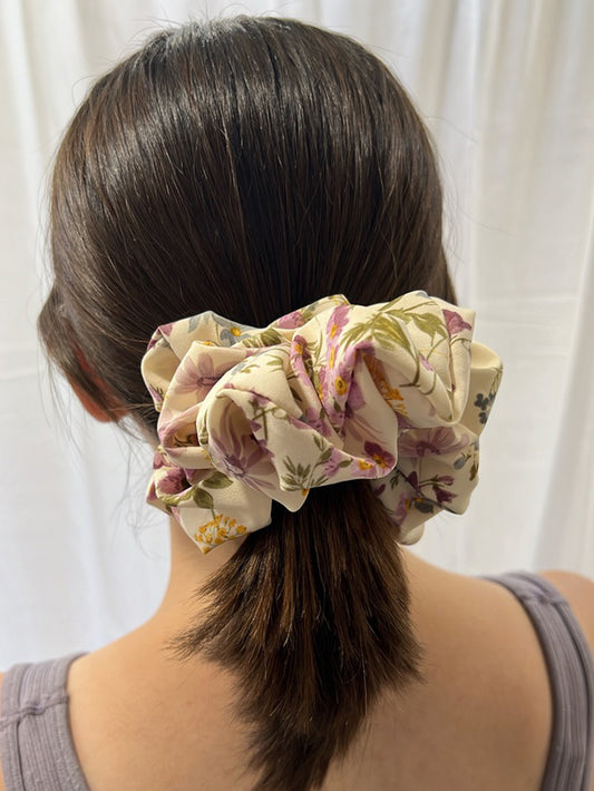 Flora Soft Scrunchie