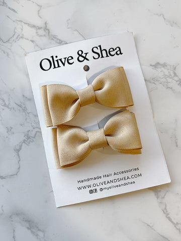 Grosgrain Pigtail Hair Bow Set
