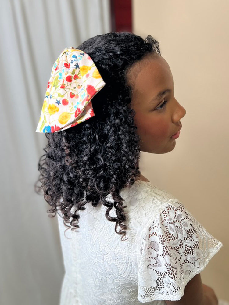 Floral Wing Bow