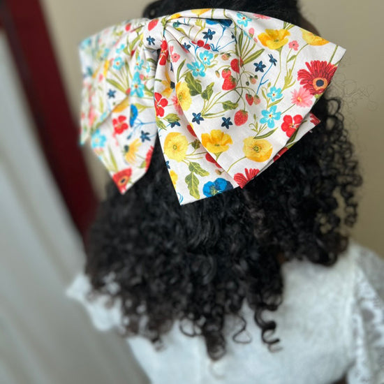 Floral Wing Bow