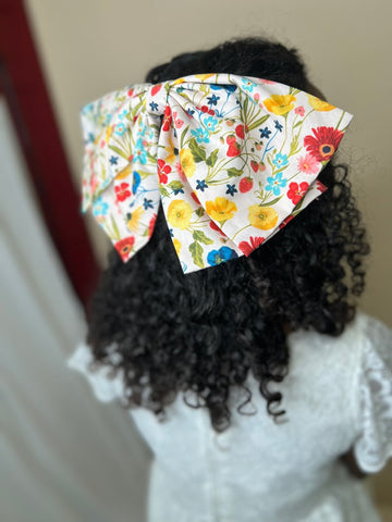 Floral Wing Bow