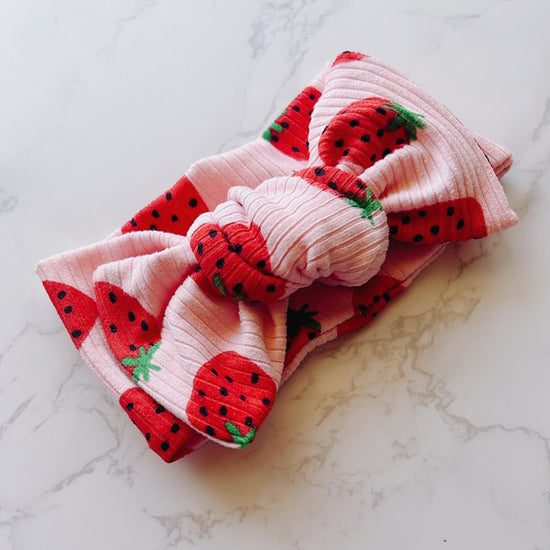 Strawberry Baby Headwrap