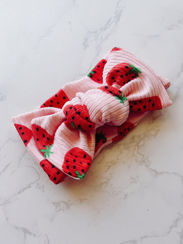 Strawberry Baby Headwrap