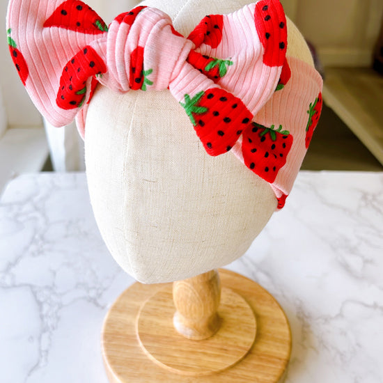 Strawberry Baby Headwrap