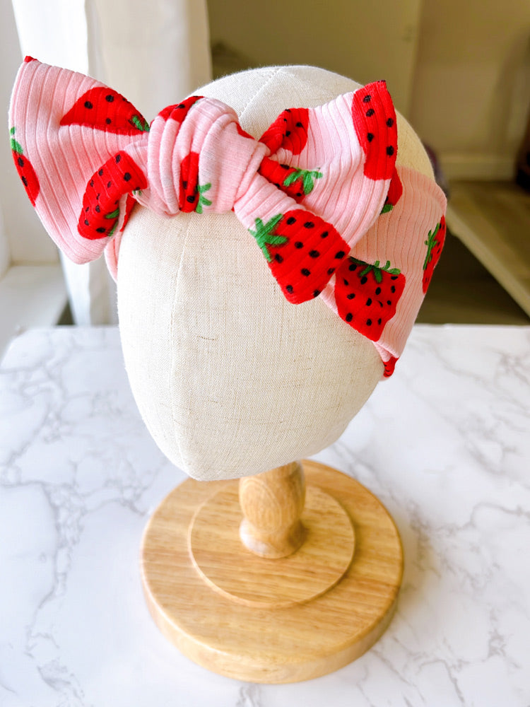 Strawberry Baby Headwrap