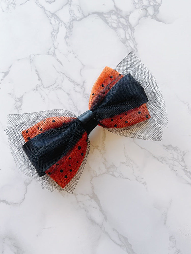 Halloween Mesh Bow