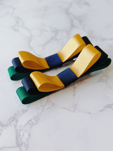 Green, Navy, Yellow Clip