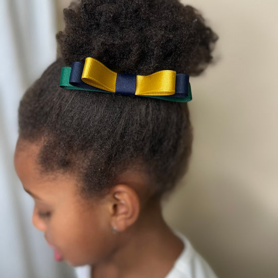 Green, Navy, Yellow Clip