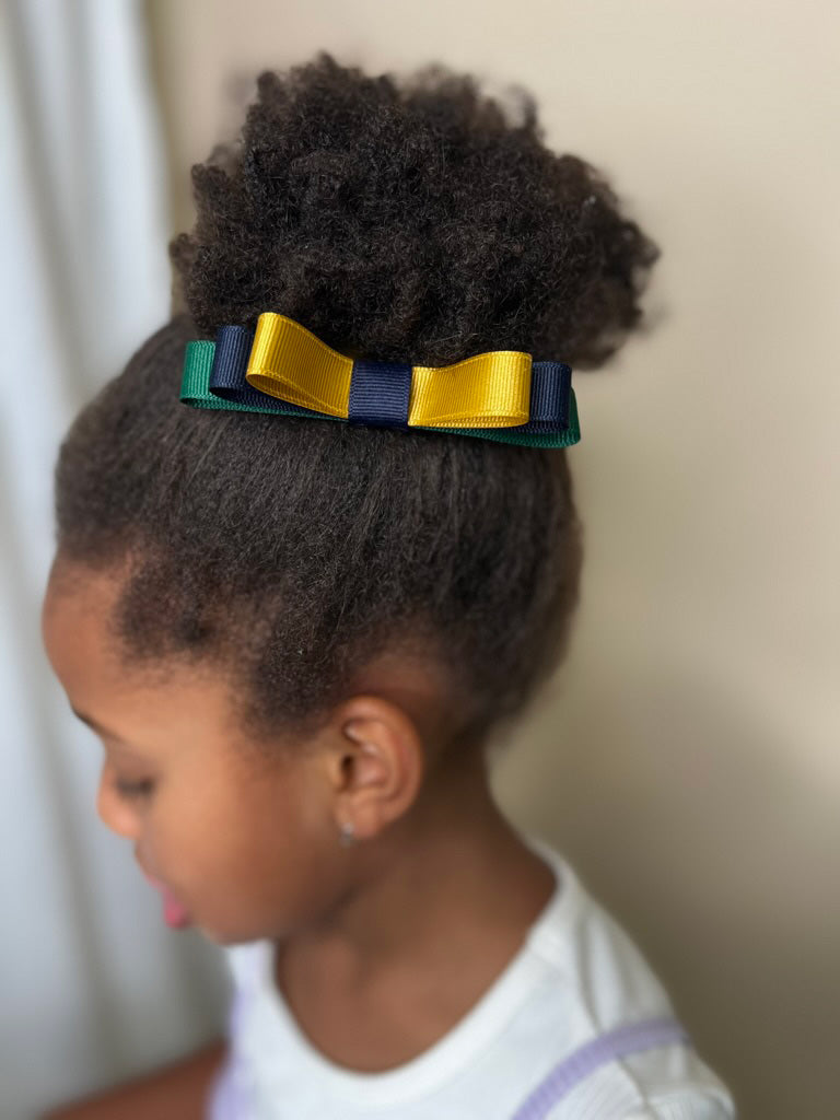Green, Navy, Yellow Clip