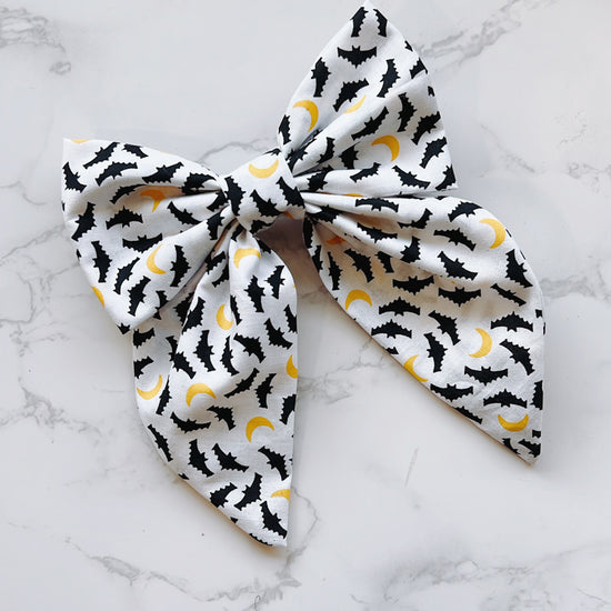 Bats & Moon Hair Bow