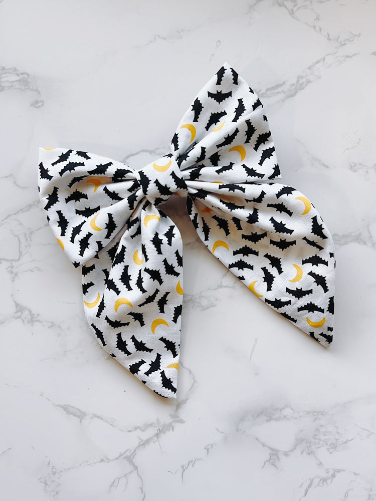 Bats & Moon Hair Bow