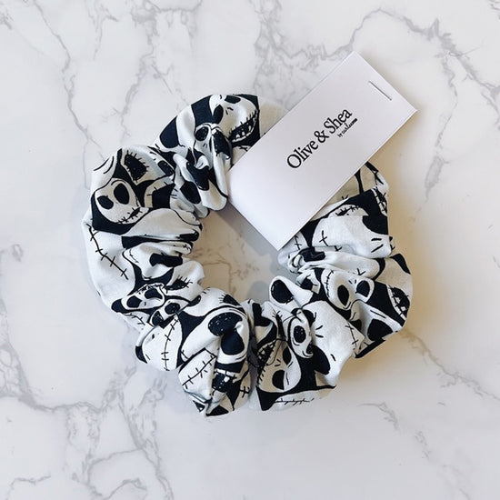Halloween Skeleton Scrunchie