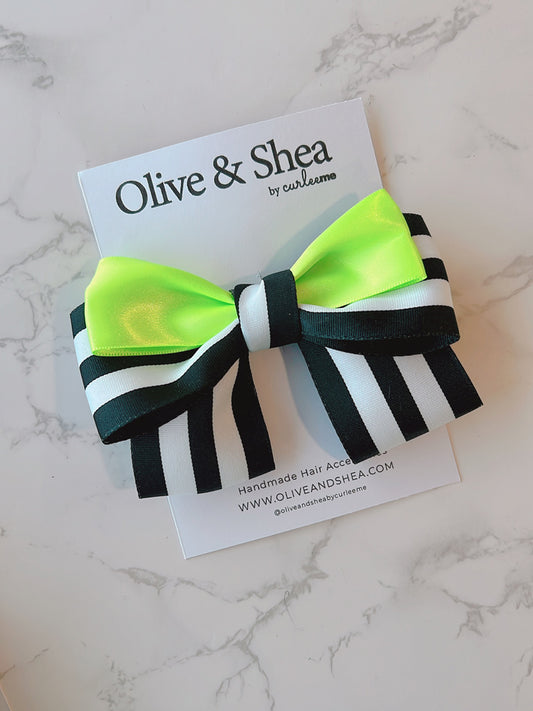 Beetlejuice Hair Bow