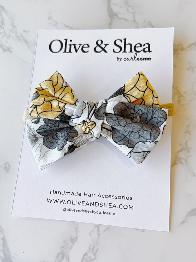 Pinwheel Bow Baby Headband - Sadie