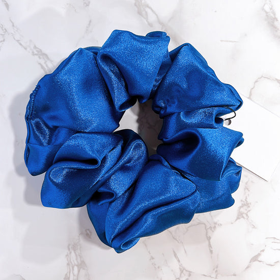Sapphire Jumbo Scrunchie