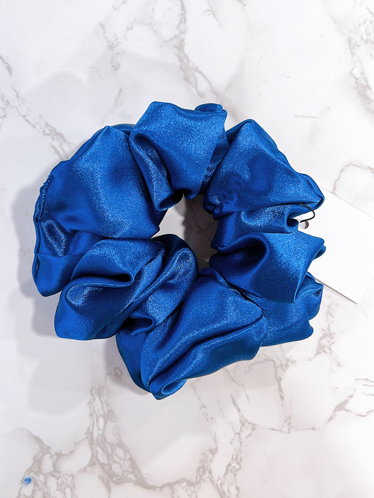 Sapphire Jumbo Scrunchie