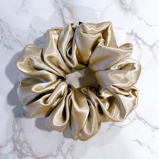 Champagne Jumbo Scrunchie