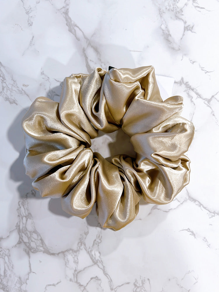 Champagne Jumbo Scrunchie
