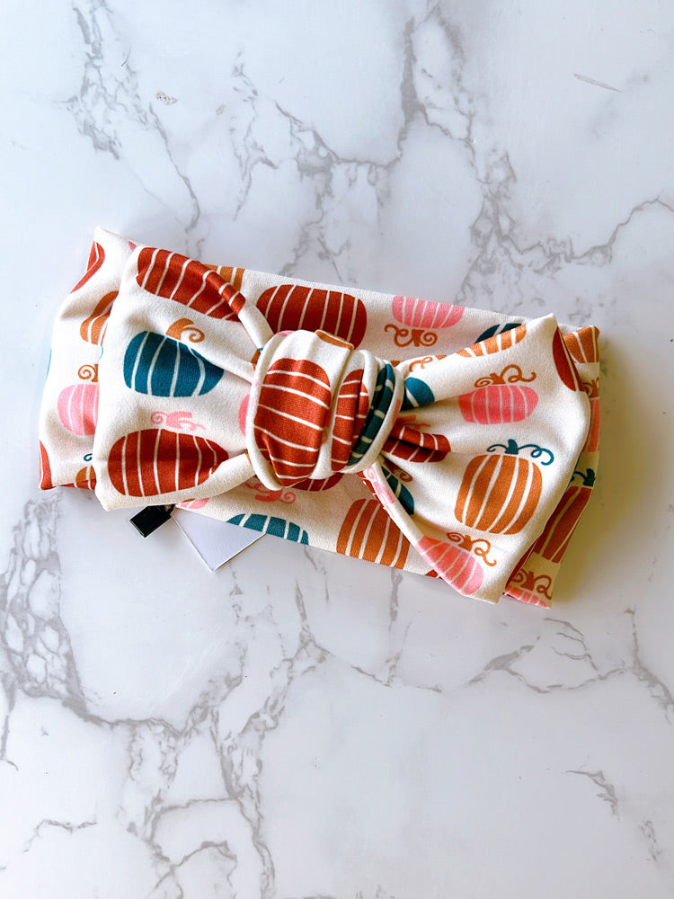 Pumpkin Joy Baby Headwrap