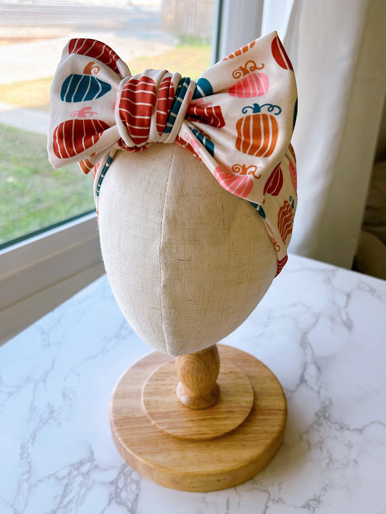 Pumpkin Joy Baby Headwrap