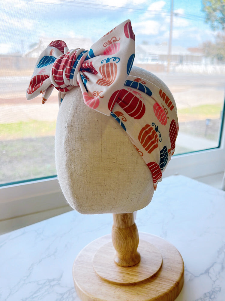 Pumpkin Joy Baby Headwrap