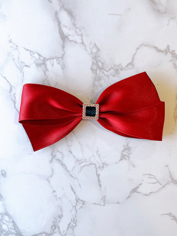 Santa's Girl Hair Bow