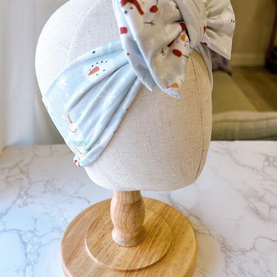 Snowman Baby Headwrap