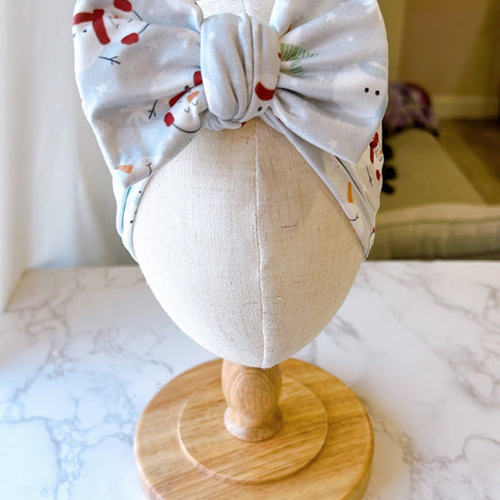 Snowman Baby Headwrap