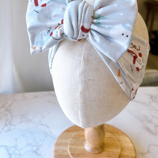 Snowman Baby Headwrap