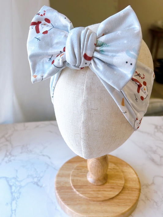 Snowman Baby Headwrap