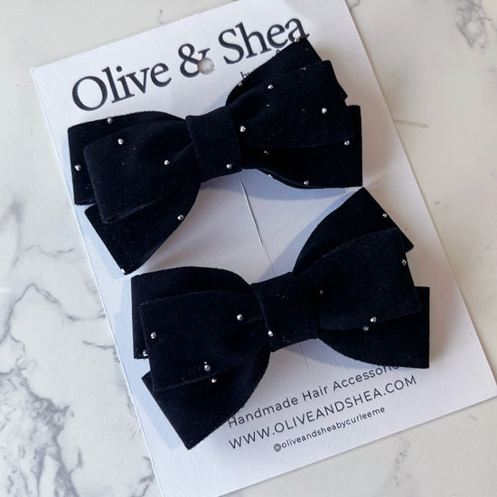 Ginny Pigtail Bow Set