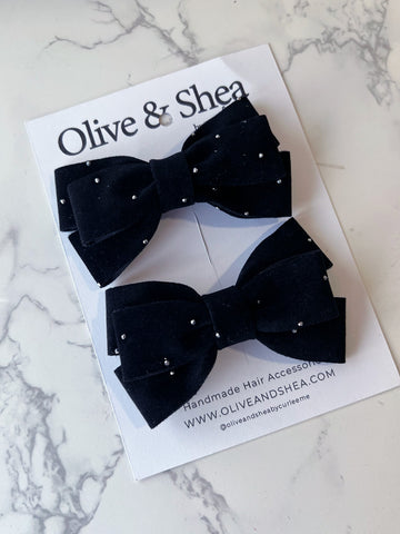 Ginny Pigtail Bow Set
