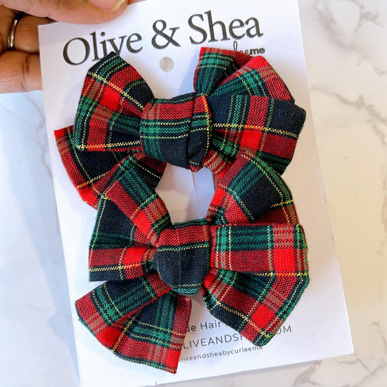 Ginny Pigtail Bow Set