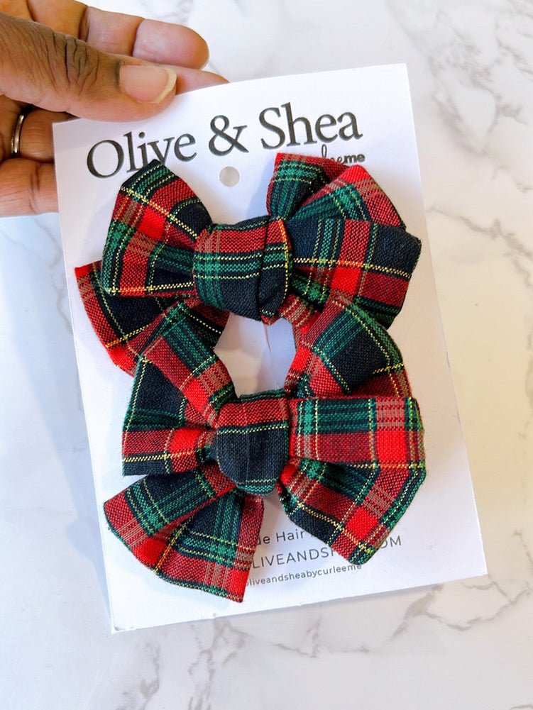 Ginny Pigtail Bow Set