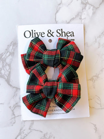 Ginny Pigtail Bow Set