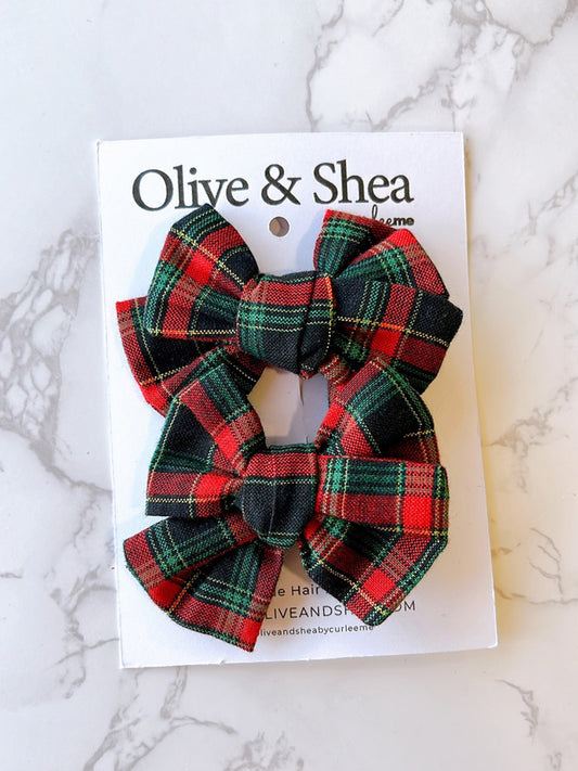 Ginny Pigtail Bow Set