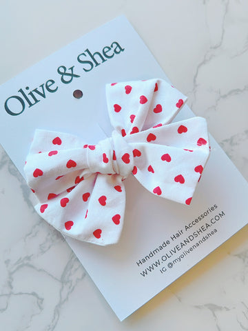 My Red Heart Valentine's Knot Bow