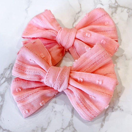 Pinkie Pop Pigtail Bow Set