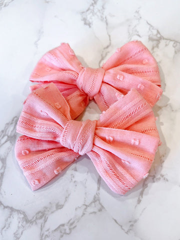 Pinkie Pop Pigtail Bow Set