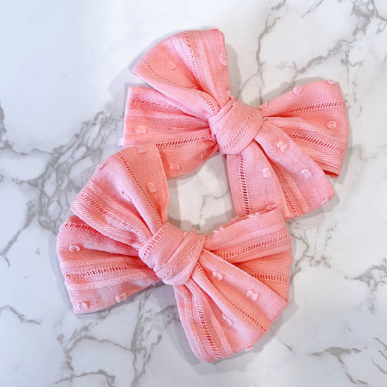 Pinkie Pop Pigtail Bow Set