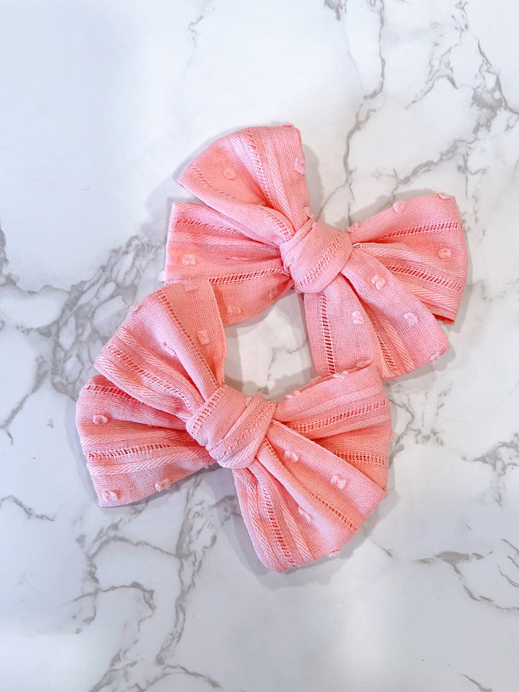 Pinkie Pop Pigtail Bow Set
