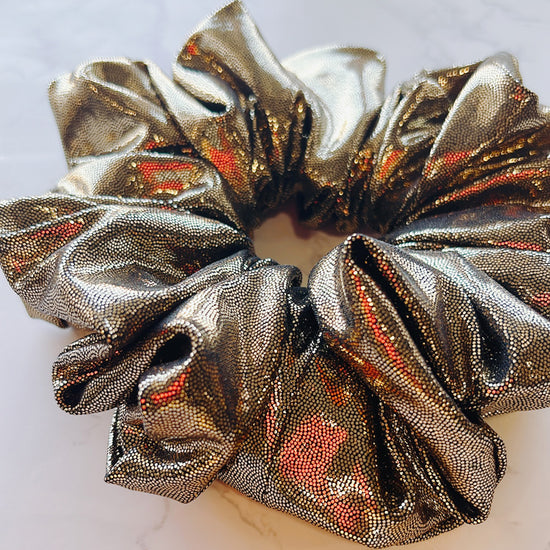 Gold Glitter Jumbo Scrunchie | Olive & Shea