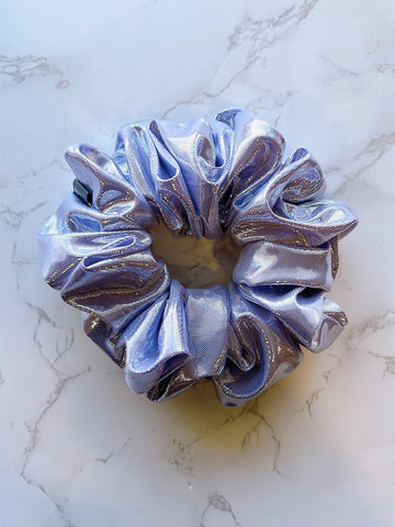 Purple Glitter Jumbo Scrunchie