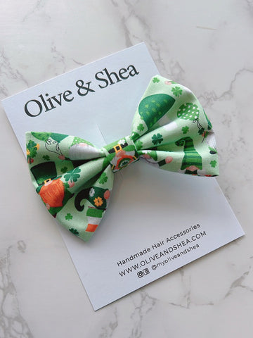 St. Patricks Day Hair Bow