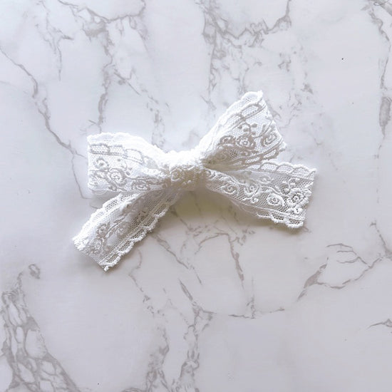 Addie Small Lace Bow