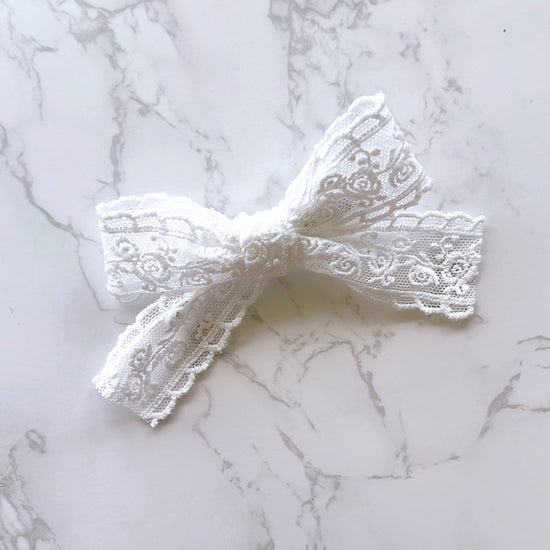 Addie Small Lace Bow